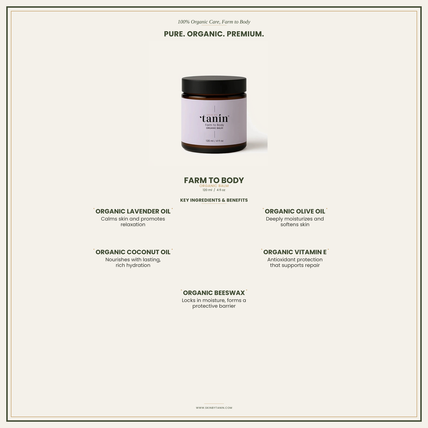 Farm To Body Organic Body Balm