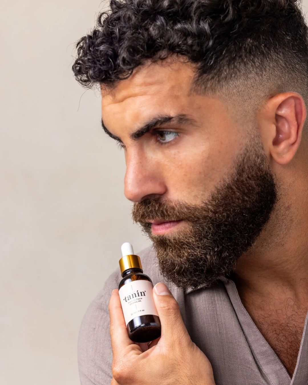 Farm to Face Organic Oil For Men - Unscented