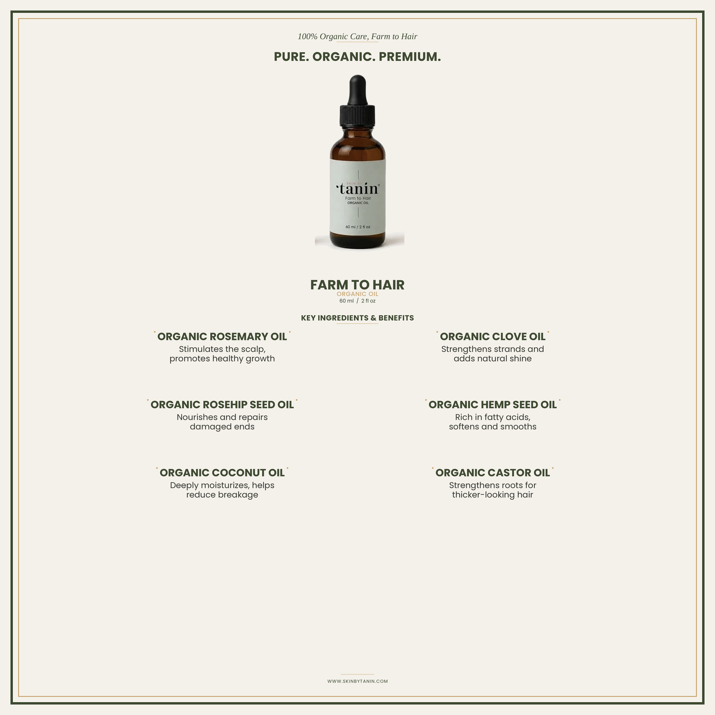 Farm to Hair Organic Oil